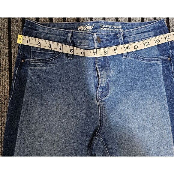 Mossimo Denim High Rise Jegging Jegging de tiro alto Size 4/27R - Picture 9 of 10